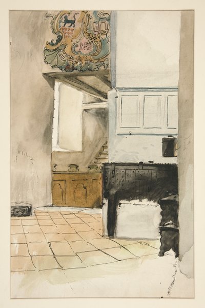 Estudio Interior de Edwin Austin Abbey