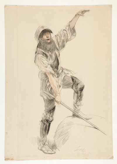 Jack Cade, Rey Enrique VI, Parte II (IV.6) de Edwin Austin Abbey