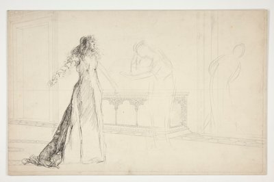 Julieta en el pasillo, de Romeo y Julieta de Edwin Austin Abbey