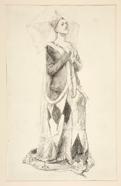 Lady Anne Nevill, del rey Ricardo III de Edwin Austin Abbey