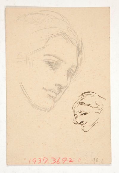 Retrato de una mujer no identificada de Edwin Austin Abbey