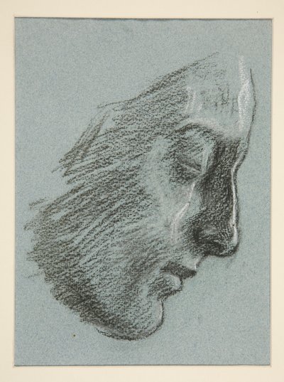 perfil, de, un, mujer joven de Edwin Austin Abbey