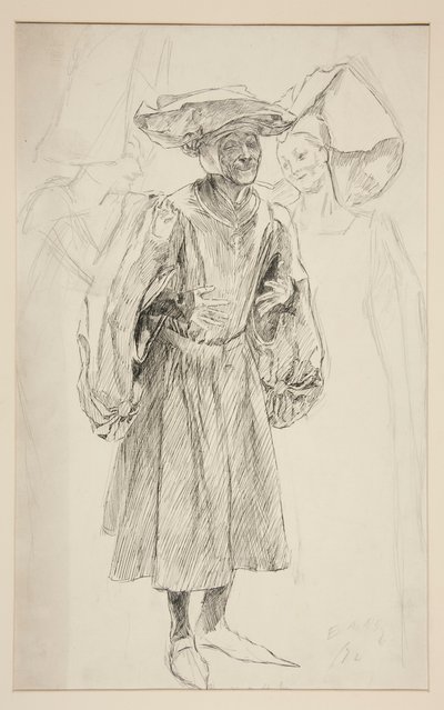 Rosalín y María: de Edwin Austin Abbey