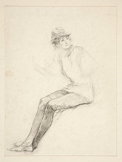 Rosalind en ropa de niños de Edwin Austin Abbey
