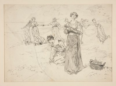 Boceto para de Edwin Austin Abbey
