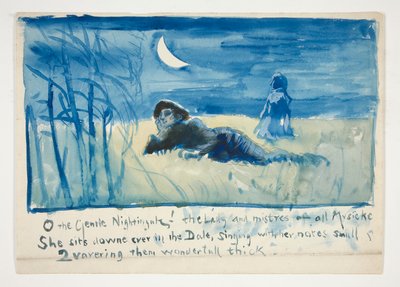Boceto para de Edwin Austin Abbey