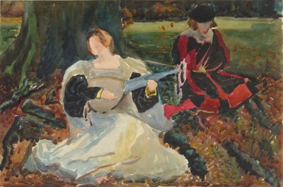 Estudios para de Edwin Austin Abbey
