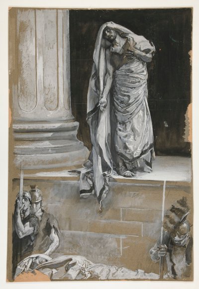estudio para antonio de Edwin Austin Abbey
