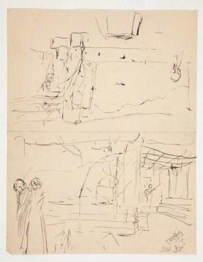 Estudio para la Duodécima Noche (?) de Edwin Austin Abbey