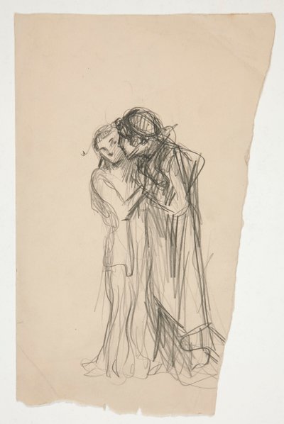 Estudio para la Duodécima Noche (?) de Edwin Austin Abbey