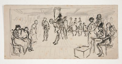 estudiar para un de Edwin Austin Abbey