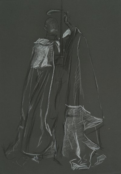 Estudio de pares para la coronación de Eduardo VII de Edwin Austin Abbey
