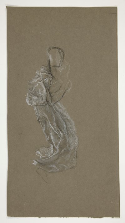 Estudio de un ángel de Edwin Austin Abbey