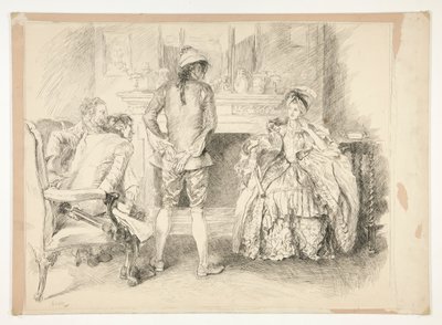 El hombre bondadoso. Miss Richland y el alguacil de Edwin Austin Abbey