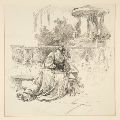 La carta rota, del Acto I, Escena II, Dos caballeros de Verona de Edwin Austin Abbey