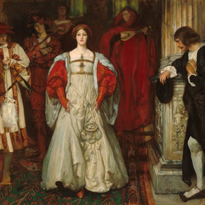 ¿Quién es Silvia? ¿Qué es ella, que todos los pastores la alaban? de Edwin Austin Abbey