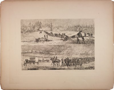 Atascado en el barro de Edwin Austin Forbes