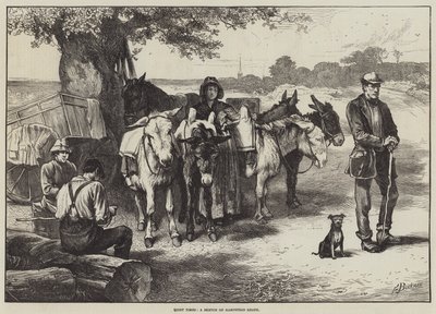 Tiempos tranquilos, un boceto en Hampstead Heath de Edwin Buckman