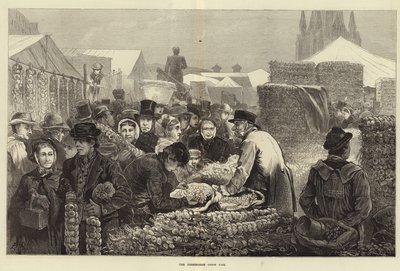 La feria de cebollas de Birmingham (grabado) de Edwin Buckman