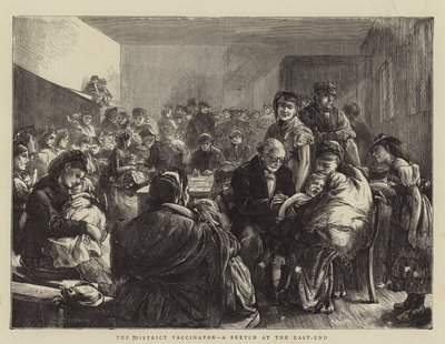 El vacunador del distrito, un boceto en el East-End de Edwin Buckman