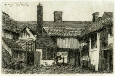 Las llaves cruzadas, St Neots, Cambridgeshire, 1881 de Edwin Edwards
