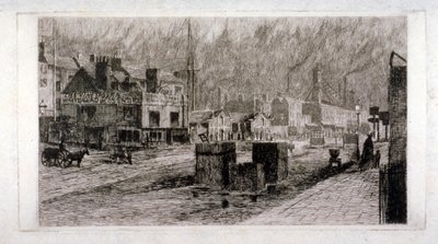 Taberna Vine, Mile End Road, Stepney, Londres, 1871 de Edwin Edwards