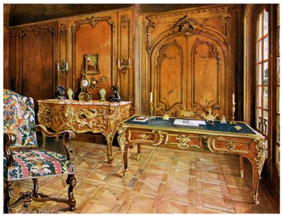 Habitación panelada francesa, Colección Wallace, Londres, 1911-1912 de Edwin Foley