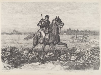 El Avance de la Caballería de Edwin Forbes