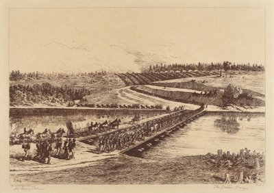 Los Puentes de Pontón de Edwin Forbes