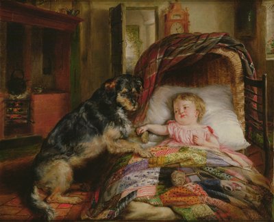 Cuidando al bebé de Edwin Frederick Holt