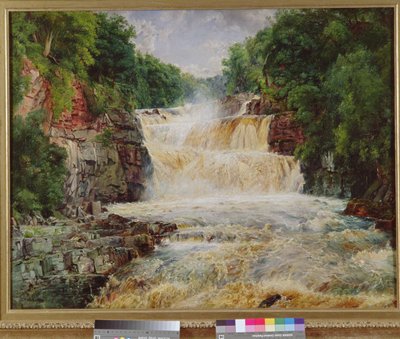 Cascadas Swallow, Bettws-y-Coed, Gales del Norte, 1873 de Edwin Frederick Holt