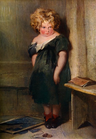 Un niño travieso, siglo XIX, 1912 de Edwin Landseer