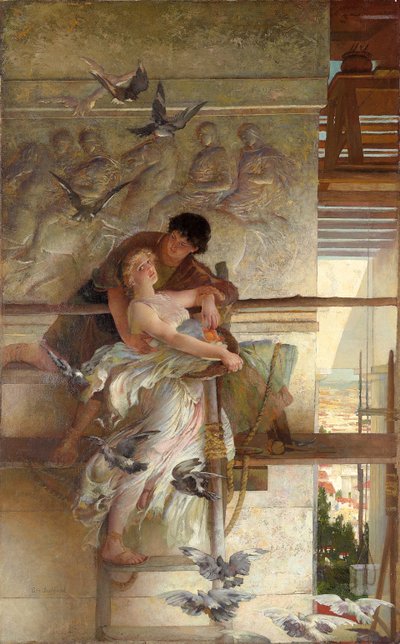Bajo los aleros del templo de Edwin Howland Blashfield