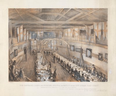 Compañía de Vapores y Barcos de la Ciudad: Cena a los Capitanes de Edwin Jewitt