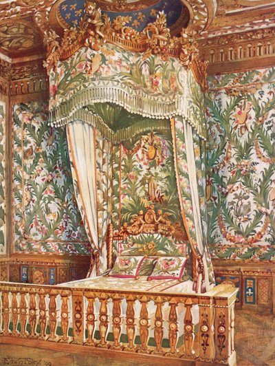 Cama de Estado Dorada de la Reina María Antonieta de Edwin John Foley