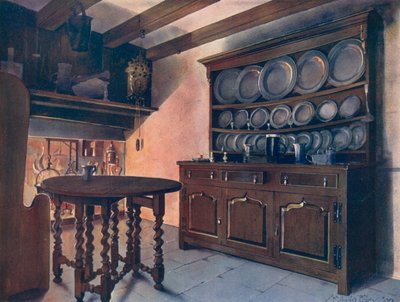 Aparador galés de roble de Edwin John Foley