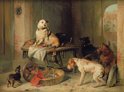 Un Jack en la oficina de Edwin Landseer