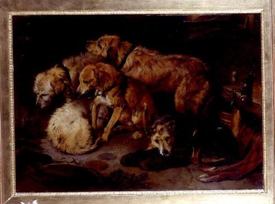 Fiesta junto al fuego de Edwin Landseer