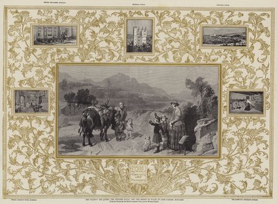 Su Majestad la Reina, la Princesa Real y el Príncipe de Gales en Loch Laggan, Escocia de Edwin Landseer