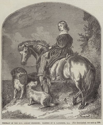 Retrato del Honorable Ashley Ponsonby de Edwin Landseer