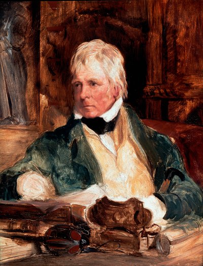 Retrato de Walter Scott, escritor escocés de Edwin Landseer