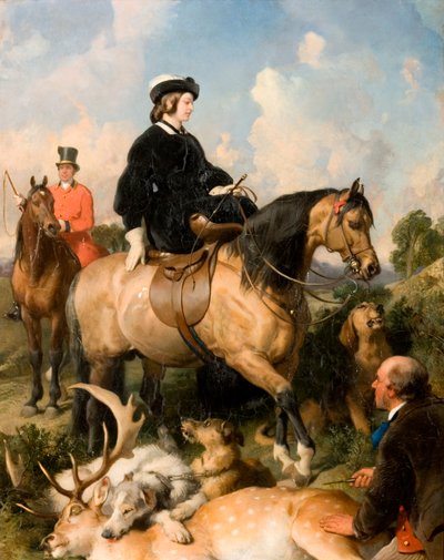 La Reina Victoria en Windsor Home Park, 1865 de Edwin Landseer