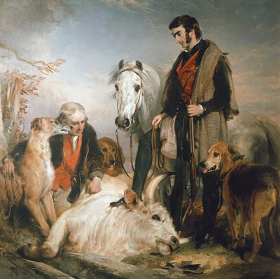 Escena en el Parque Chillingham: Retrato de Lord Ossulston, c.1833-36 de Edwin Landseer