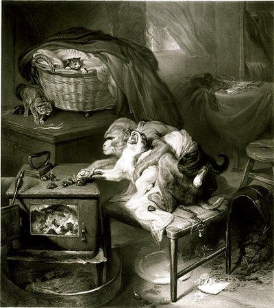 La pata del gato de Edwin Landseer