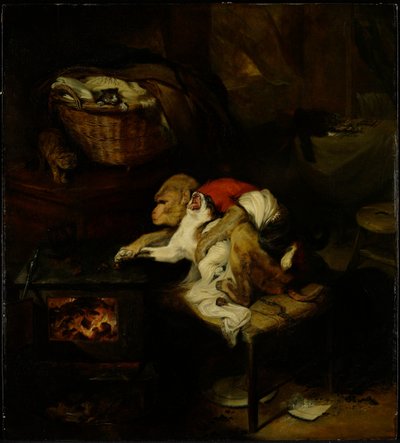 La Pata del Gato, c.1824 de Edwin Landseer