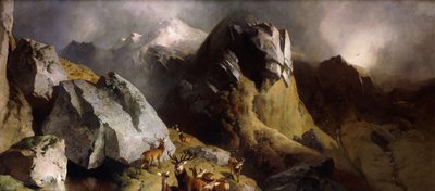 El Paso del Ciervo, c.1852 de Edwin Landseer