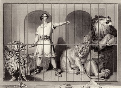 Van Amburgh y los Leones de Edwin Landseer