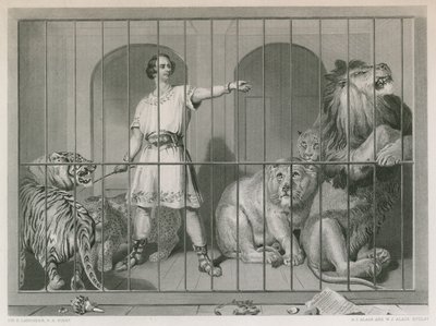 Van Amburgh y los leones de Edwin Landseer