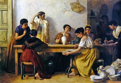 Una cerámica de Sevilla de Edwin Longsden Long