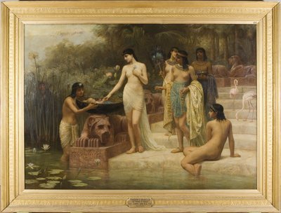 La hija del faraón - El hallazgo de Moisés de Edwin Longsden Long